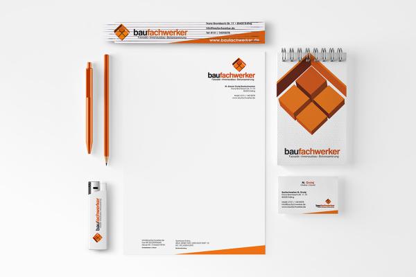 CORPORATE IDENTITY | BAUFACHWERKER | Geschäftsausstattung